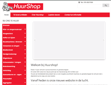 Tablet Screenshot of huurshop.com
